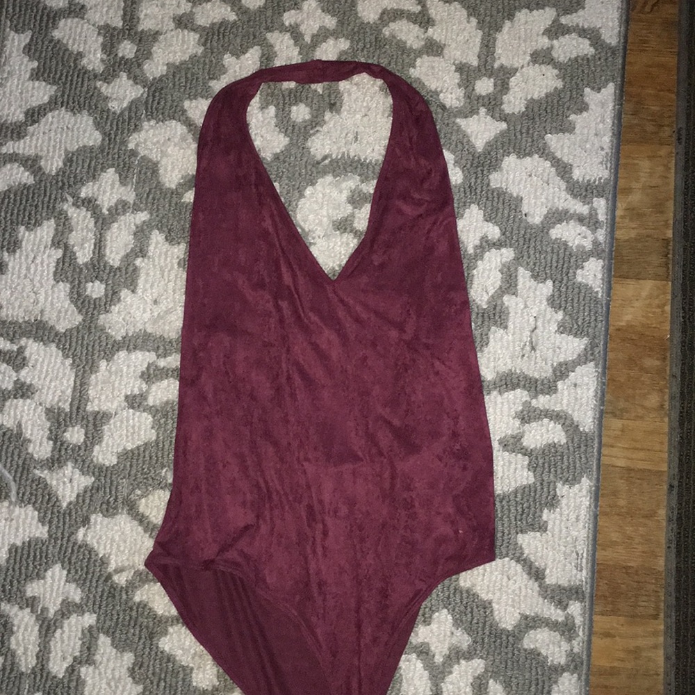 Velvet Low Cut body suit